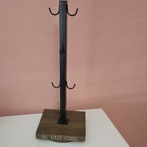 Rae Dunn Coffee Mug Holder But First Coffee Holds 6 Mugs